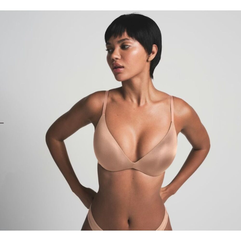 NEW SKIMS Wireless Form Super Push Up Bra Sienna 32C NWT
